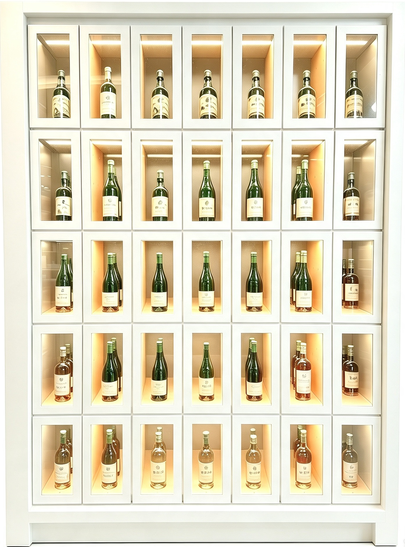 35红酒柜格子机